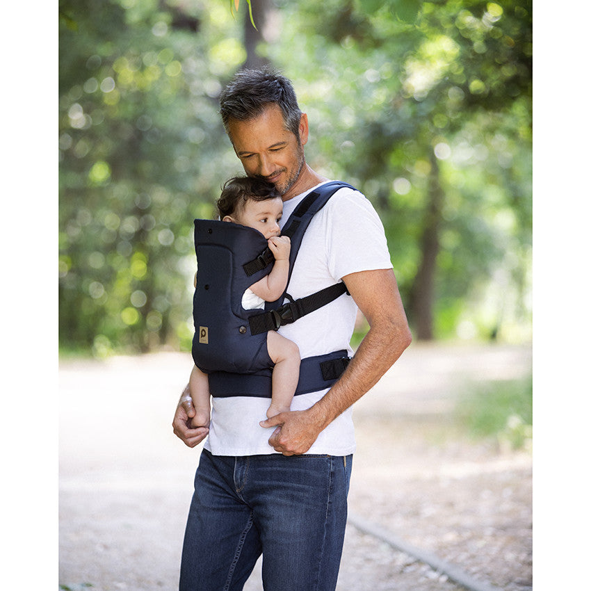 Porte-bébé Willy 4 positions - Bleu - Prémaman