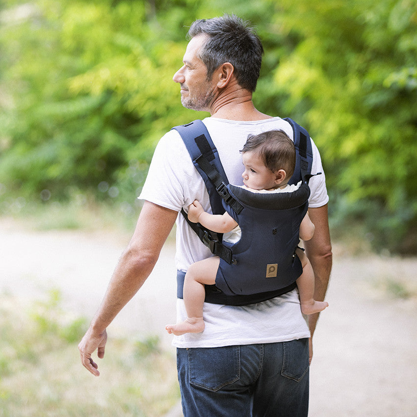 Porte-bébé Willy 4 positions - Bleu - Prémaman