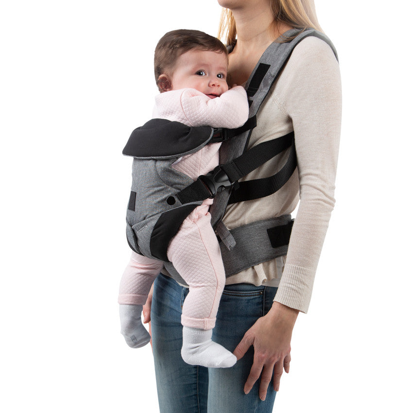 Porte-bébé Willy 4 positions - Gris - Prémaman