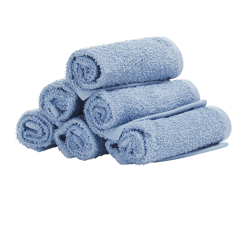 Pack of 6 sponge washcloths 25 x 25 cm - Prémaman