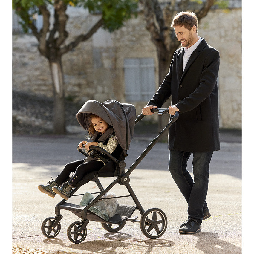 Poussette compacte Athena noir/gris - Prémaman