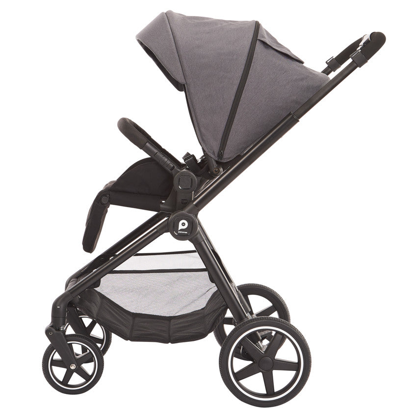 Poussette trio Athéna avec siège-auto i-Prim gris - Prémaman