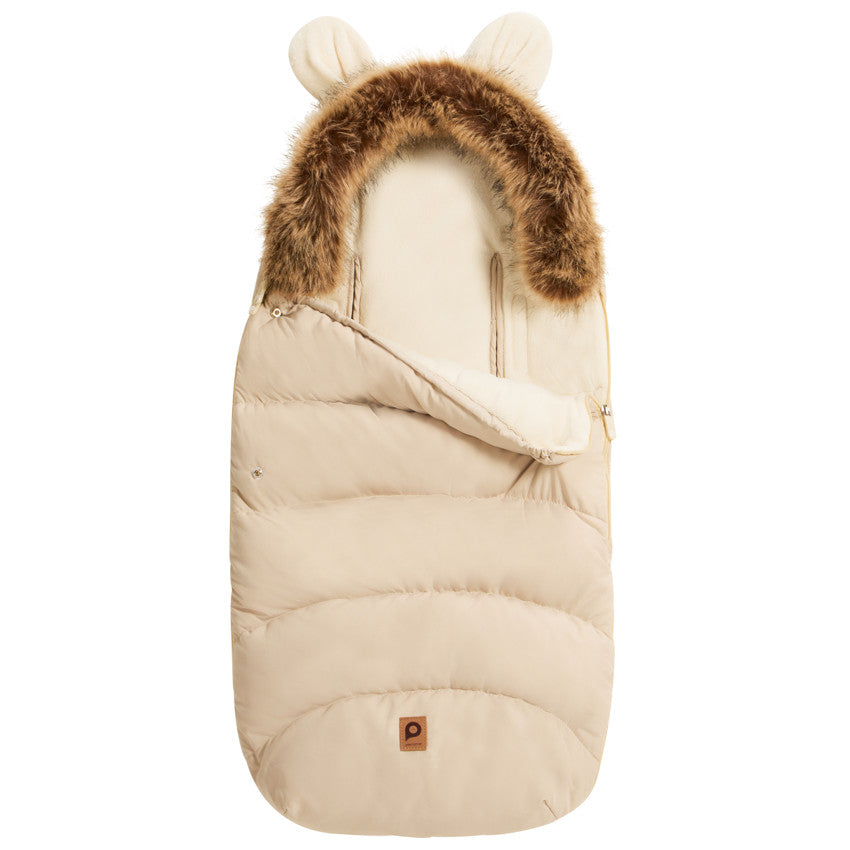 Chancelière universelle chaude doublée sherpa Nours beige - Prémaman