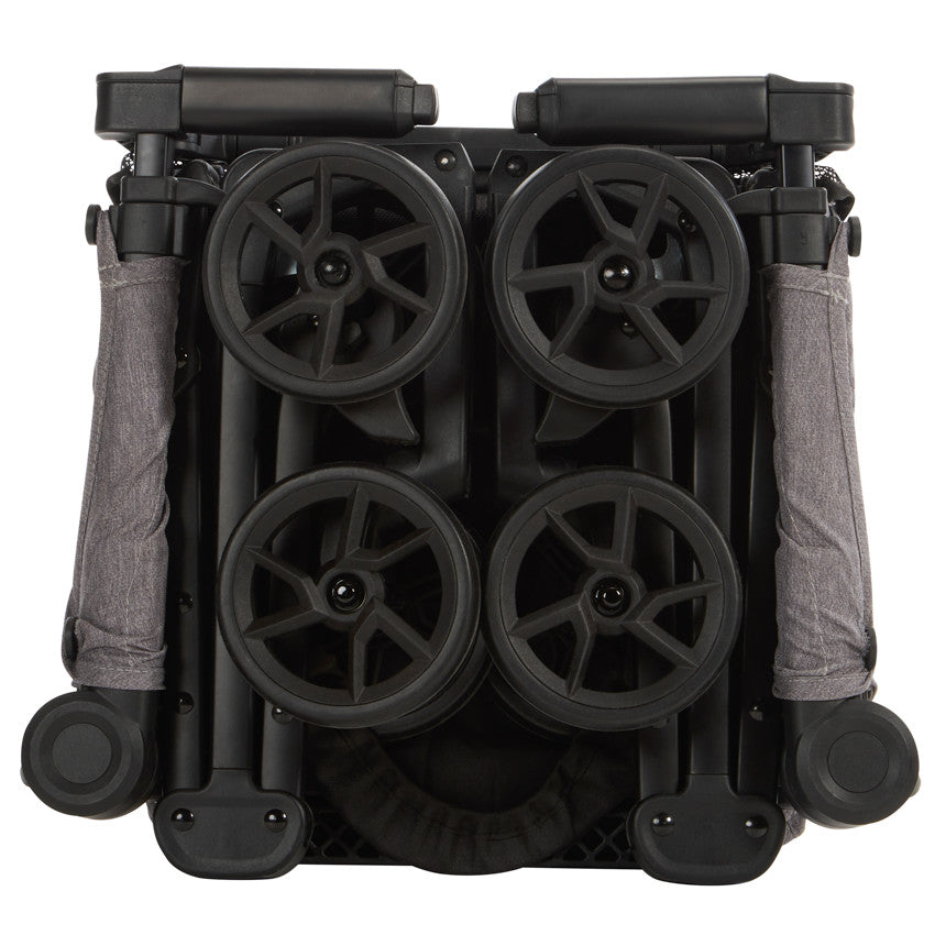 Poussette canne ultra-compacte Victoria gris - Prémaman