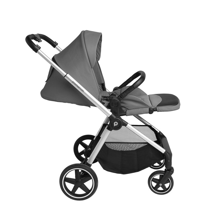 Poussette duo Athéna Xelium + siège-auto i-Prim gris/noir - Prémaman