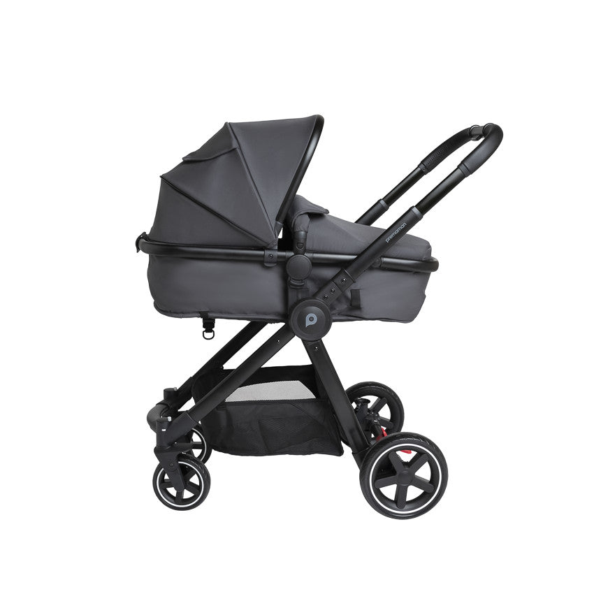 Poussette trio combiné Sienna + siège-auto i-Prim gris chiné - Prémaman