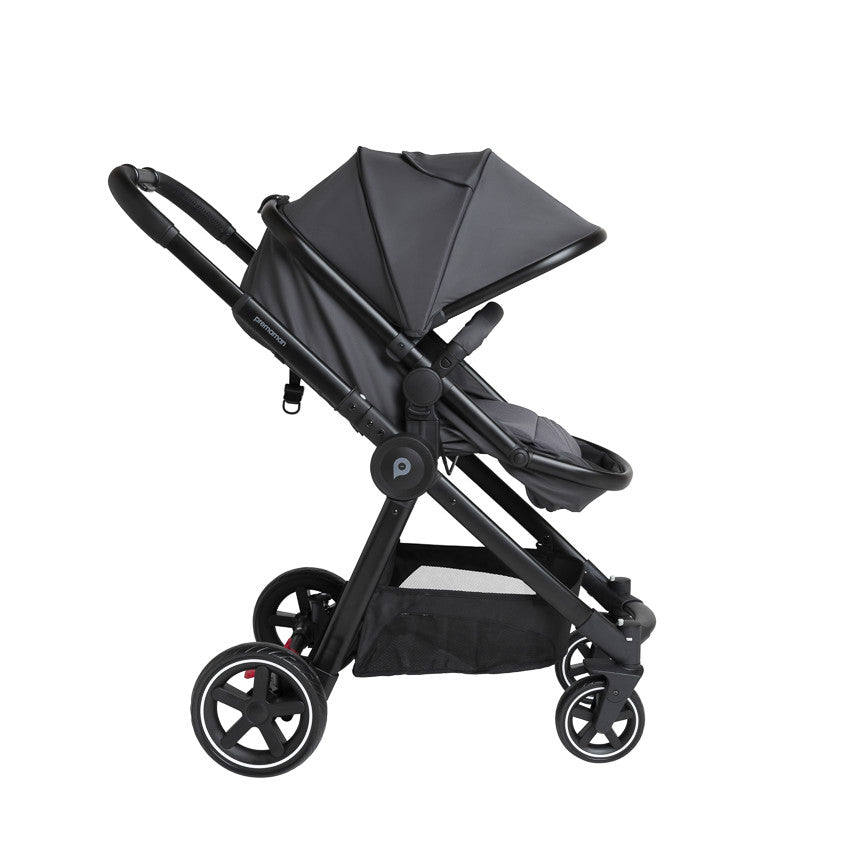 Poussette trio combiné Sienna + siège-auto i-Prim gris chiné - Prémaman