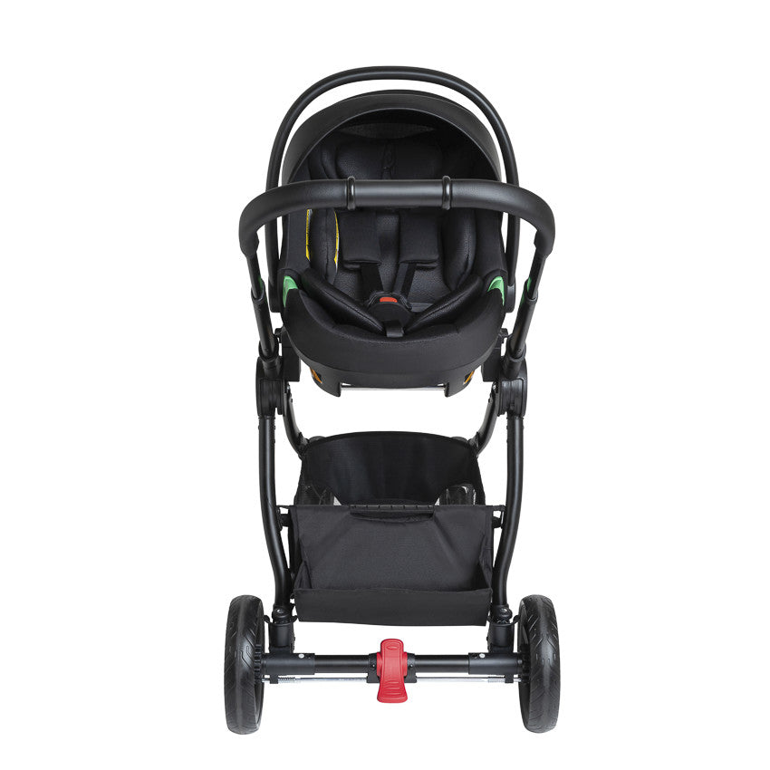 Poussette trio combiné Sienna + siège-auto i-Prim gris chiné - Prémaman