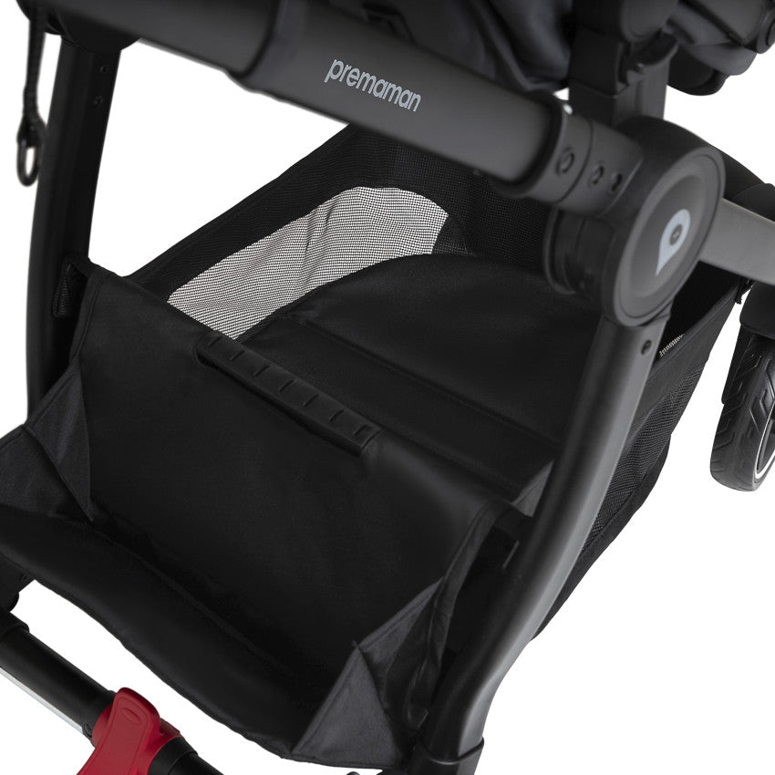 Poussette trio combiné Sienna + siège-auto i-Prim gris chiné - Prémaman