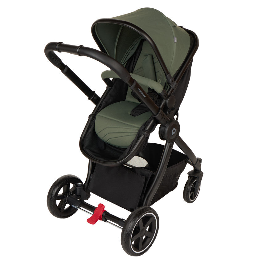 Poussette trio combiné Sienna + siège-auto i-Prim kaki/noir - Prémaman