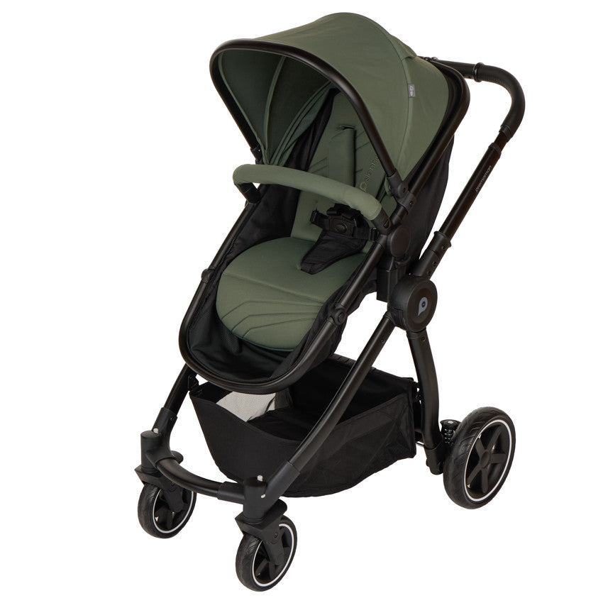 Poussette trio combiné Sienna + siège-auto i-Prim kaki/noir - Prémaman