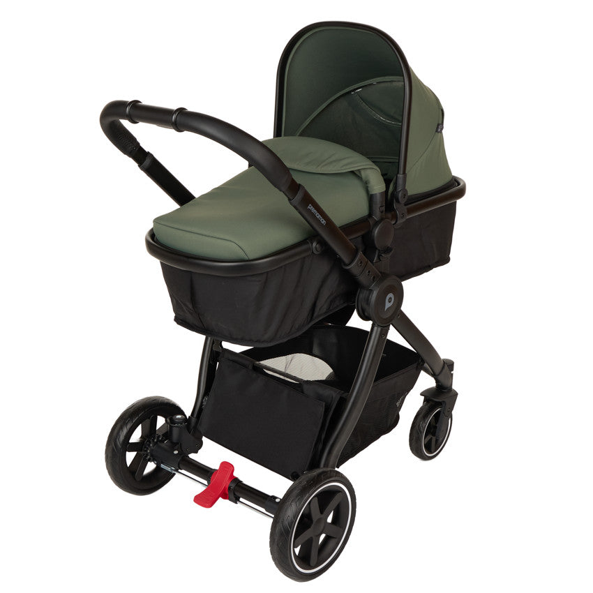 Poussette trio combiné Sienna + siège-auto i-Prim kaki/noir - Prémaman