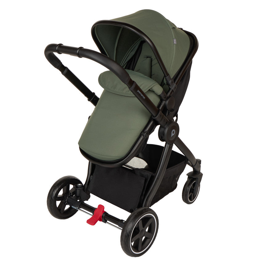 Poussette trio combiné Sienna + siège-auto i-Prim kaki/noir - Prémaman