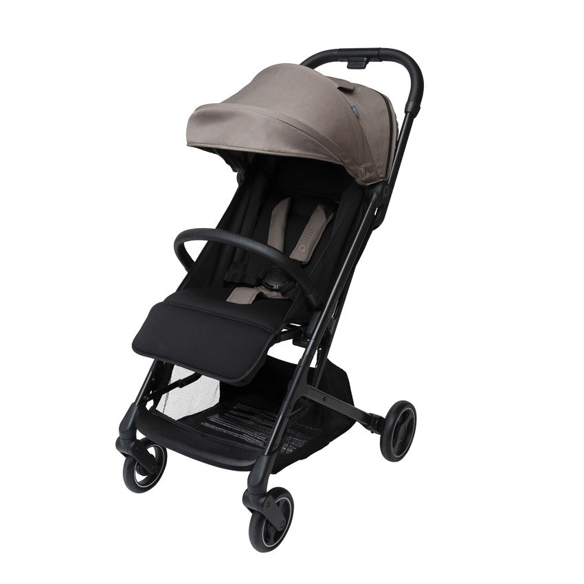 Aria Plus Taupe Reclining Umbrella Stroller - Prémaman