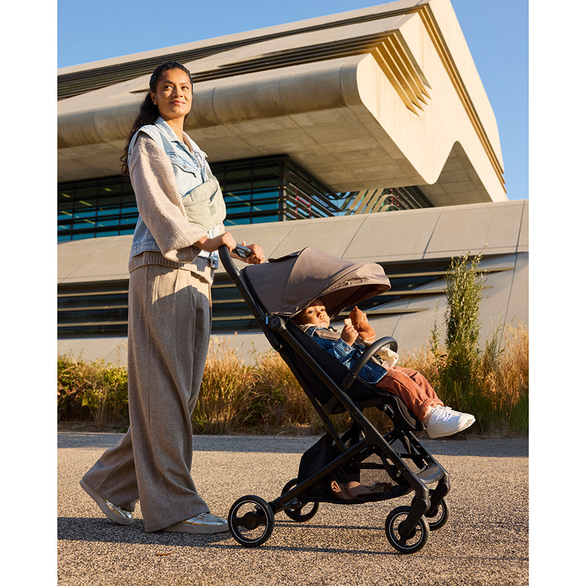 Poussette canne inclinable Aria Plus taupe - Prémaman