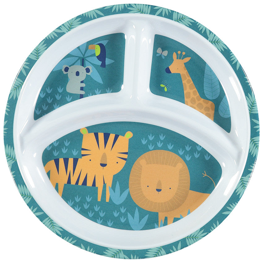 Assiette à compartiments Mix'N'Match Crazy jungle - Prémaman