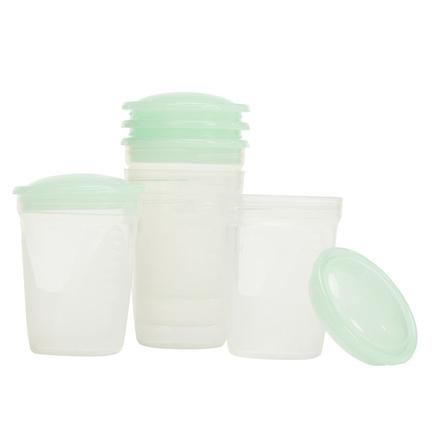 Lot de 5 pots de conservation de 200ml - Prémaman