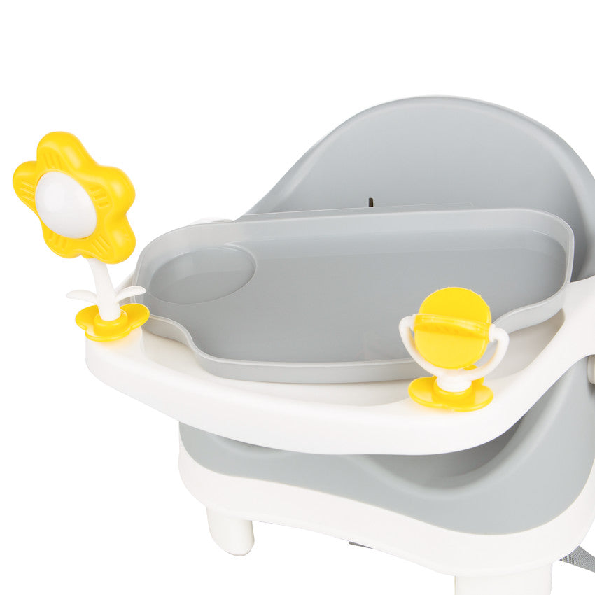 Rehausseur de chaise avec jouets d'éveil pour chaise Me Up - Prémaman