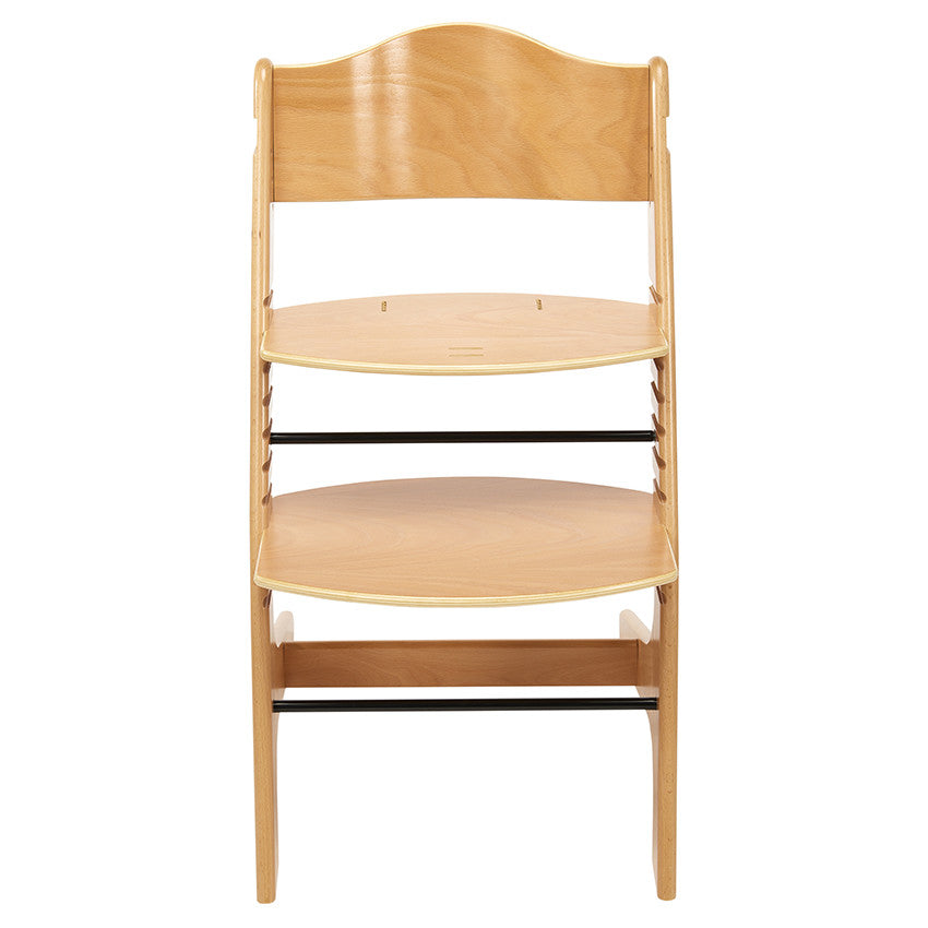 Chaise-haute évolutive Stepit en bois coloris naturel - Prémaman