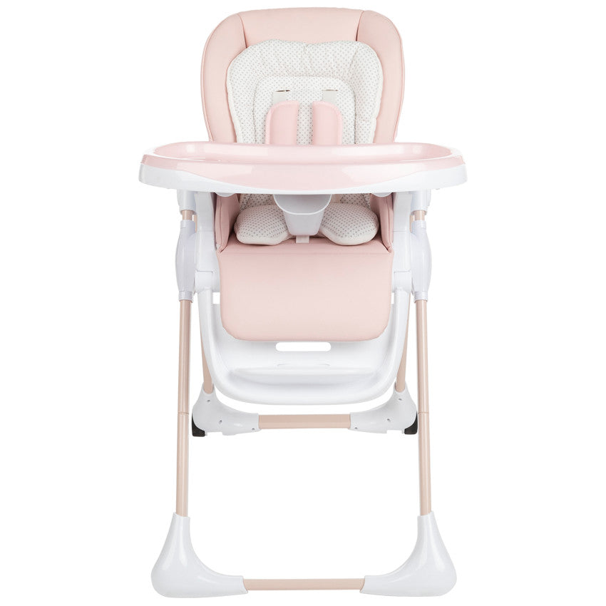 Chaise haute réglable Jude 0+ rose - Prémaman