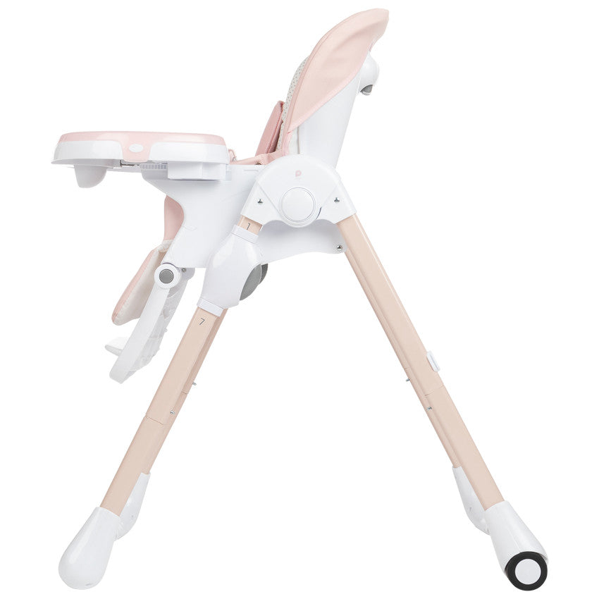 Chaise haute réglable Jude 0+ rose - Prémaman