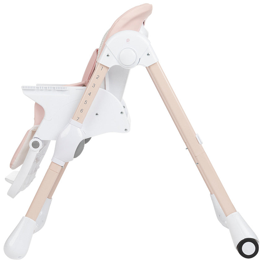 Chaise haute réglable Jude 0+ rose - Prémaman