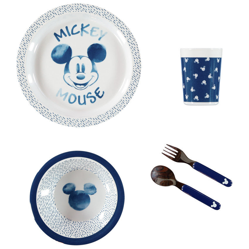 Coffret repas 5 pièces en mélamine Mickey Disney - Prémaman