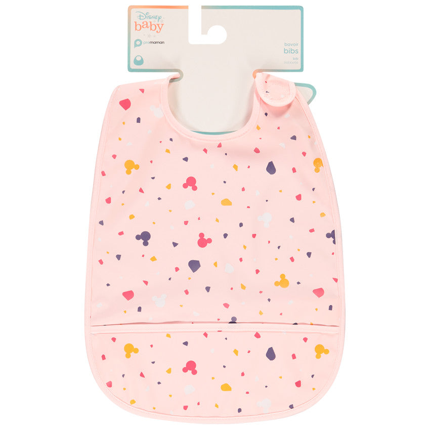 Bavoir plastifié à scratch Disney Minnie - Prémaman