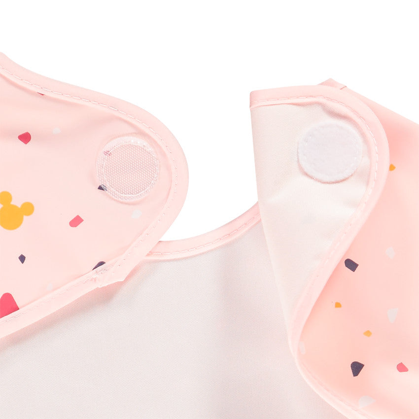 Bavoir tablier à manches longues Disney Minnie à scratch - Prémaman