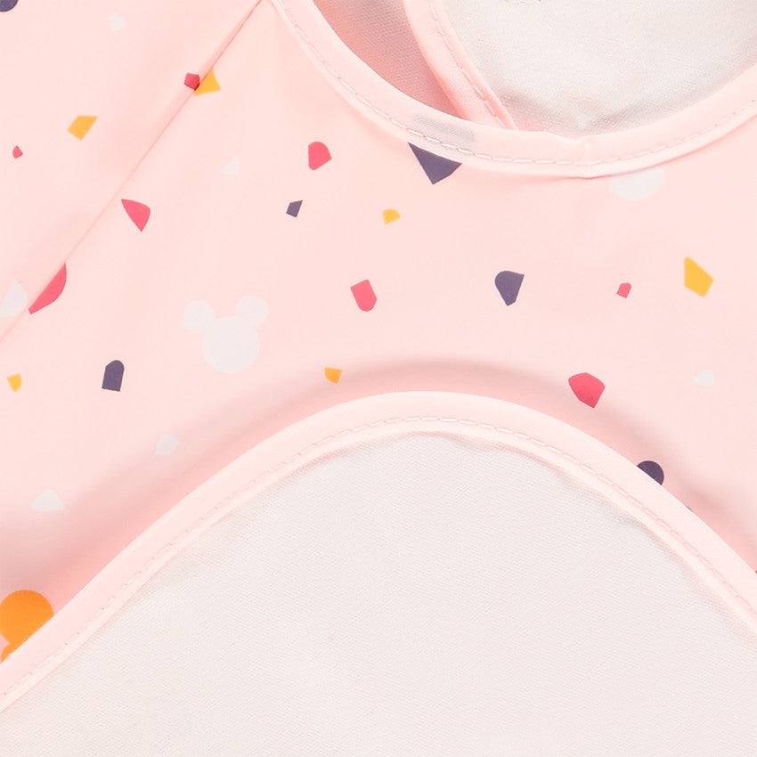 Bavoir tablier à manches longues Disney Minnie à scratch - Prémaman