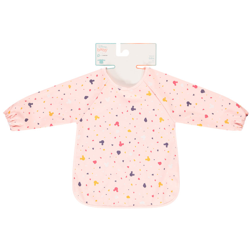Bavoir tablier à manches longues Disney Minnie à scratch - Prémaman