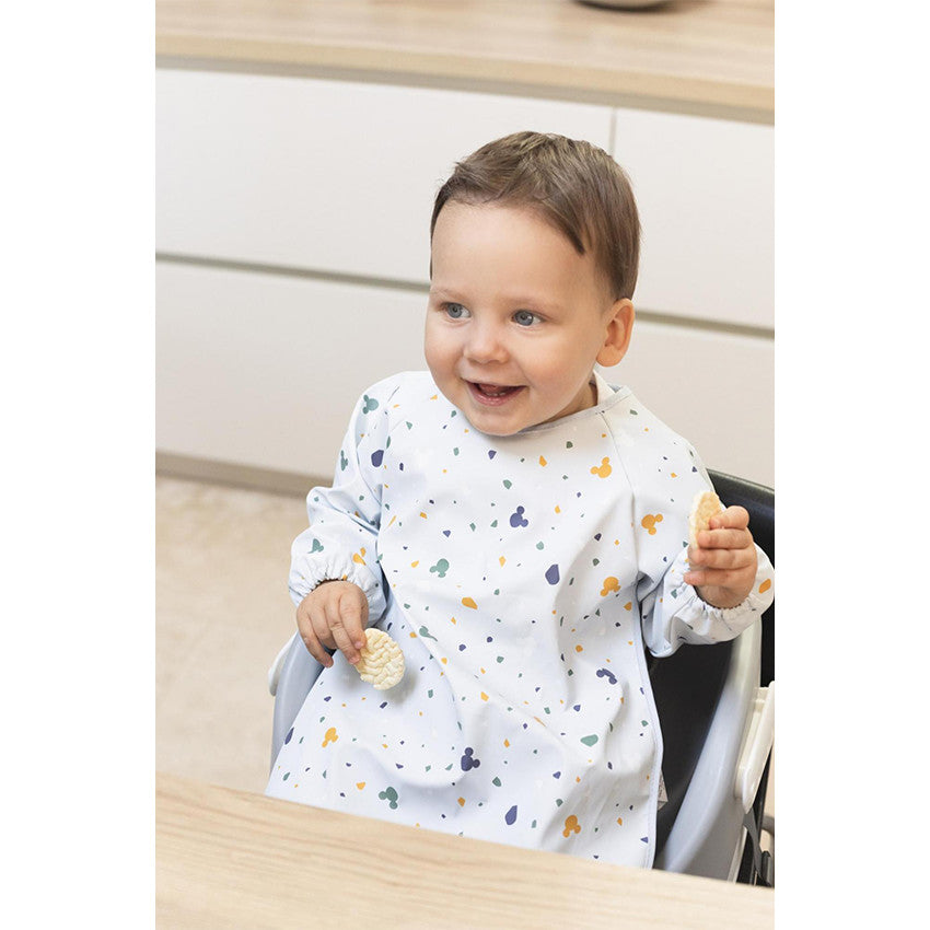 Bavoir tablier à manches longues Disney Mickey à scratch - Prémaman