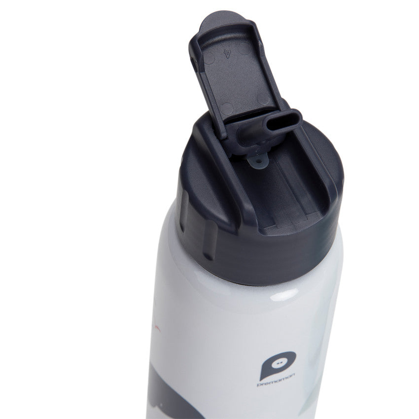 Gourde en métal Pretty sea avec paille 380 ml - Prémaman