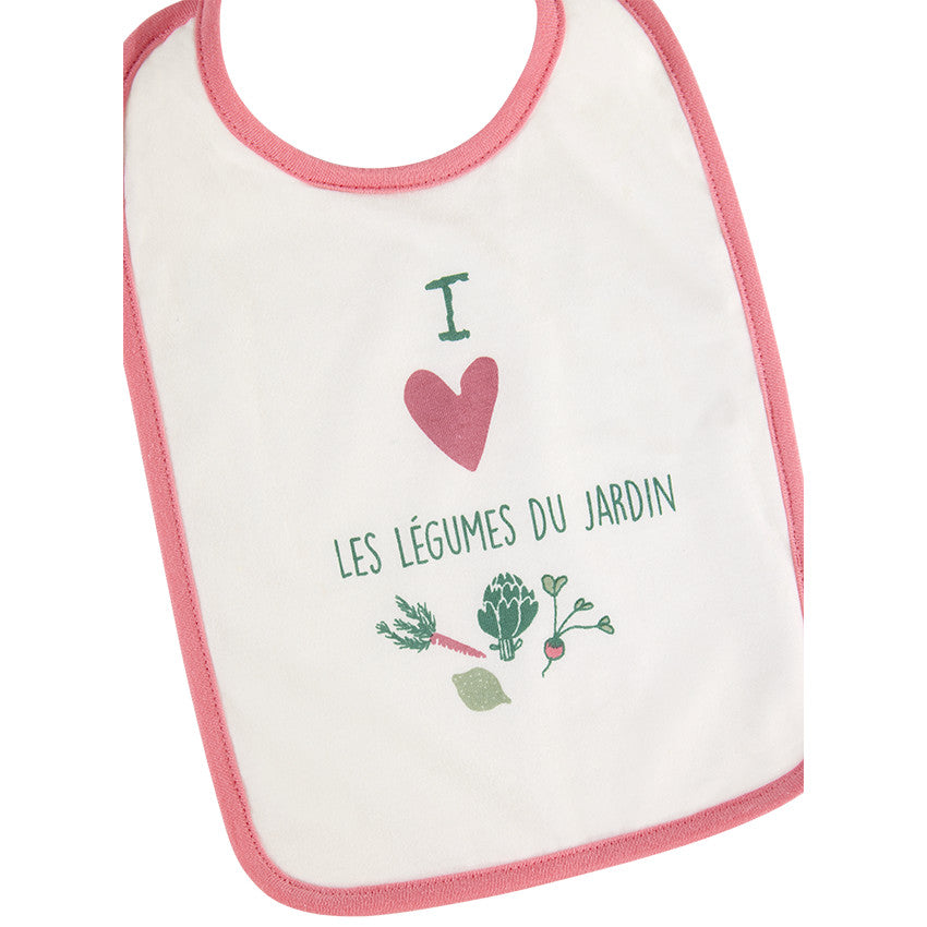 Lot de 5 bavoirs en éponge à nouer - Prémaman