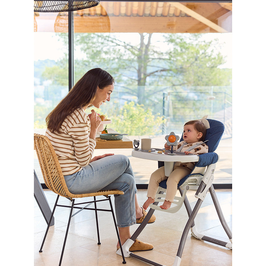 Chaise-haute fixe avec jouets intégrés - Teddy B 2.0 - Prémaman