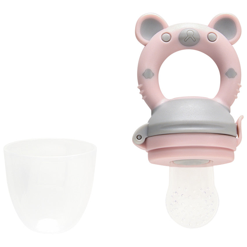 Grignoteur koala Gnamy rose/gris - Prémaman