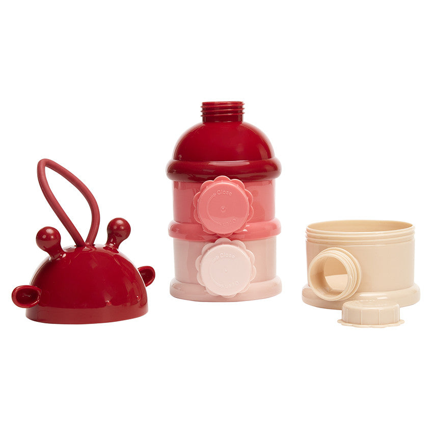 Boîte doseuse pour lait en poudre Yummix rose - Prémaman