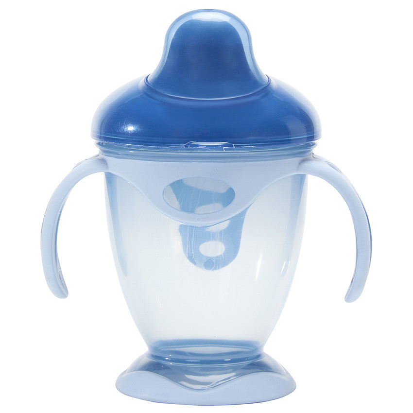 Tasse d'apprentissage à anses 180 ml bleu - Prémaman