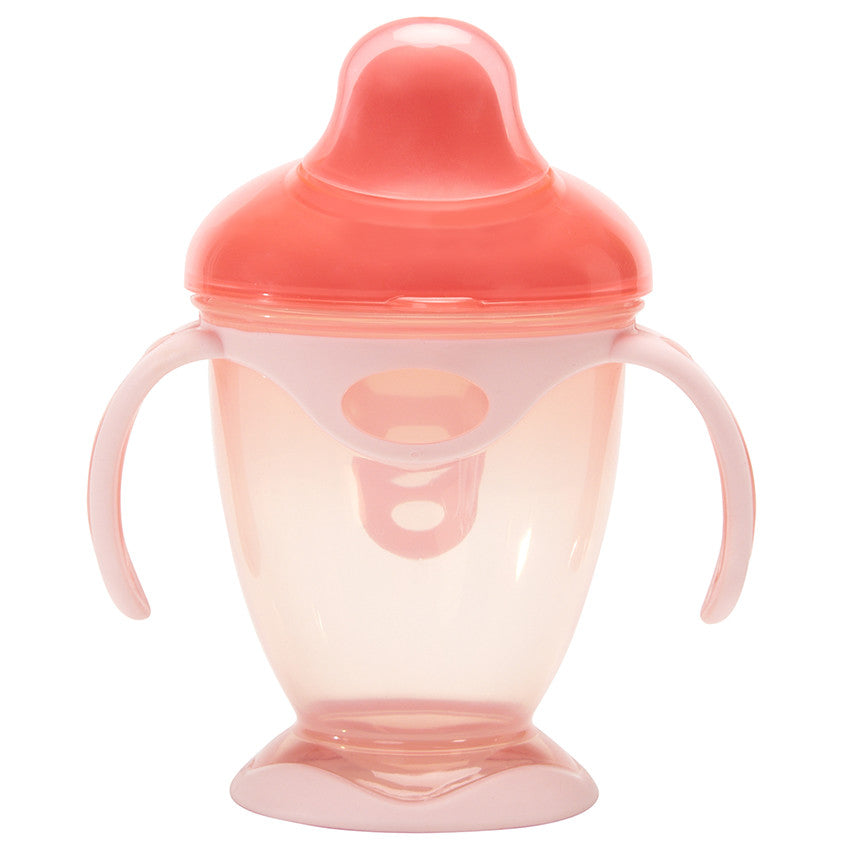 Tasse d'apprentissage à anses 180 ml rose - Prémaman