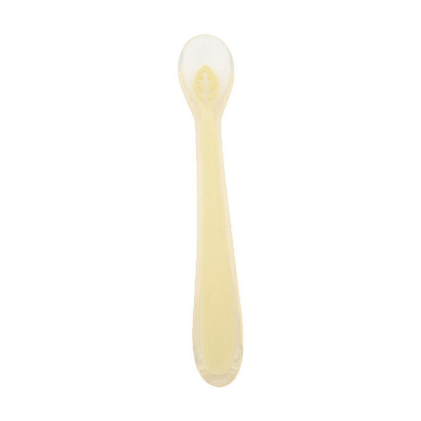 Cuillère en silicone Yummix Jaune - Prémaman