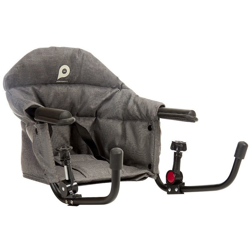 Siège de table Click and Eat gris chiné - Prémaman