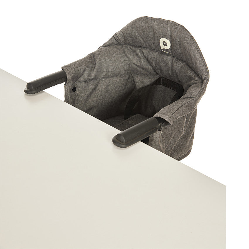 Siège de table Click and Eat gris chiné - Prémaman