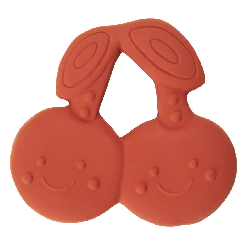 Cherry Rubber Teething Ring - Maternity