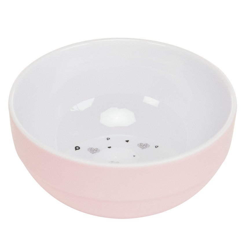Bol en mélamine imprimé cœurs rose - Prémaman