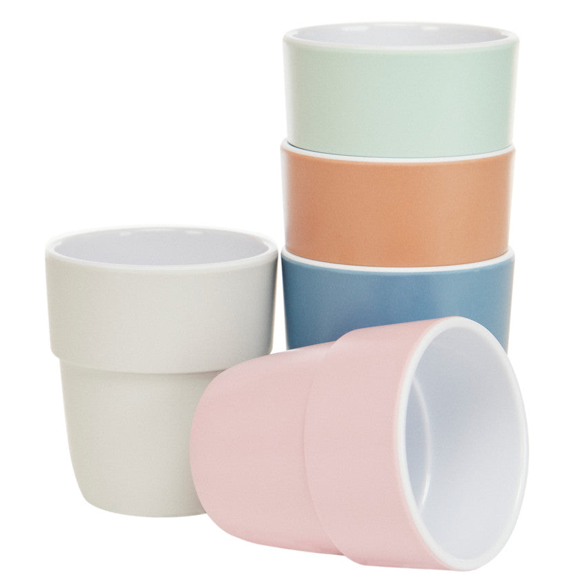 Gobelet en mélamine motif cœurs rose - Prémaman