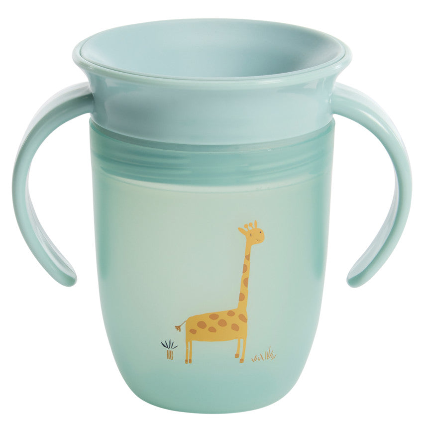 Tasse d'apprentissage 360° antifuite Savane - Prémaman