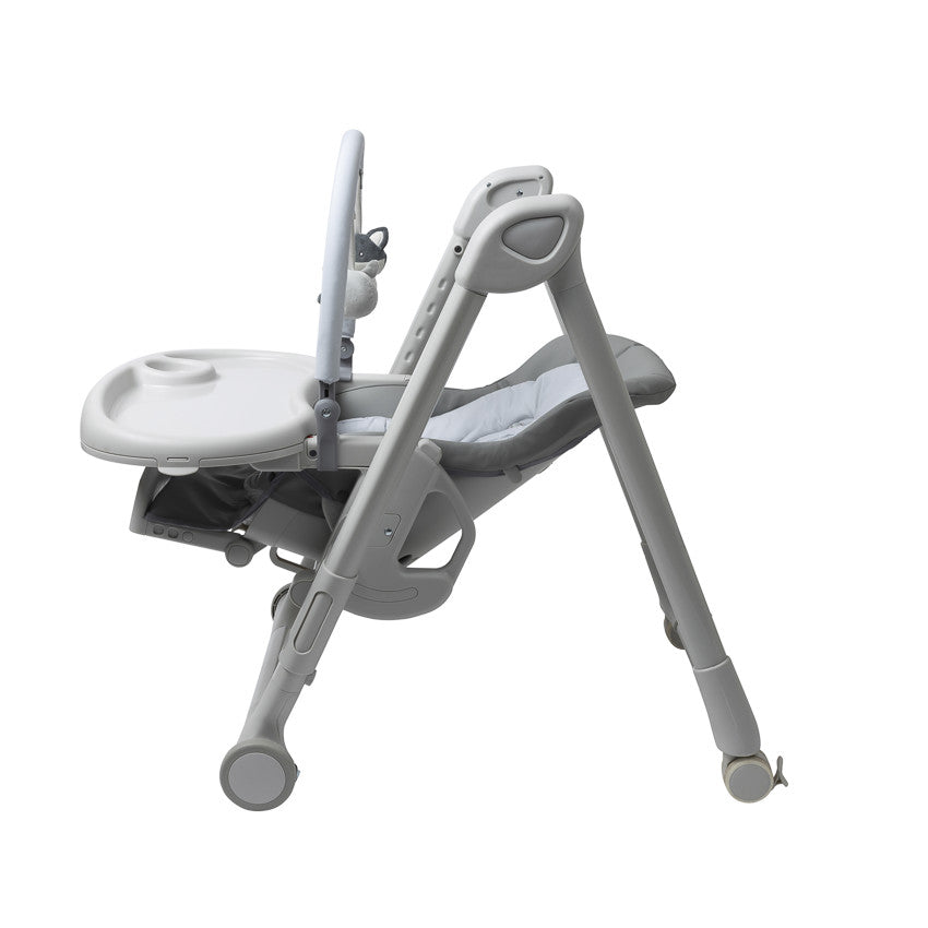 Chaise haute réglable multifonctions Harper gris - Prémaman