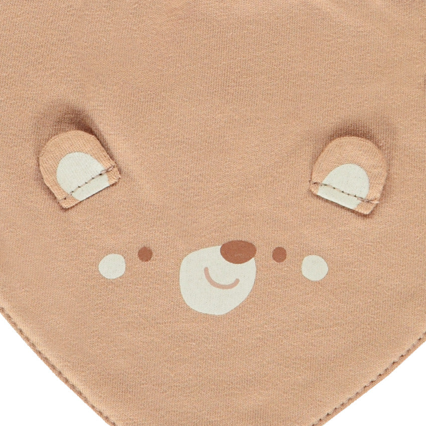 Lot de 2 bavoirs bandanas en jersey Roi des Forêts - Prémaman