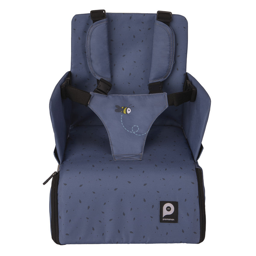 Rehausseur de chaise pliable 2.0 Scott bleu - Prémaman