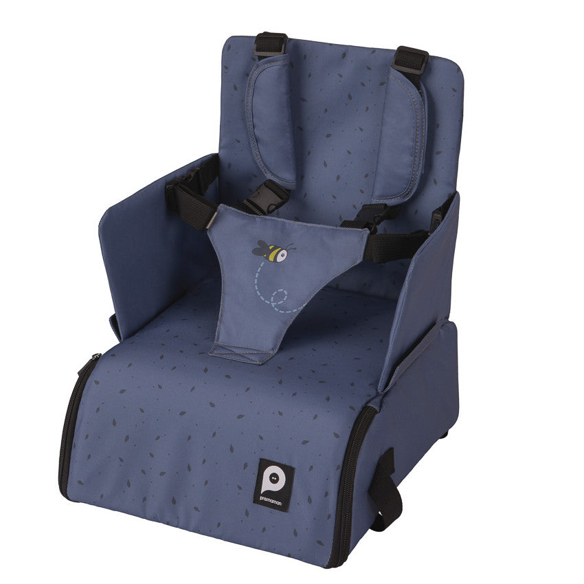Rehausseur de chaise pliable 2.0 Scott bleu - Prémaman